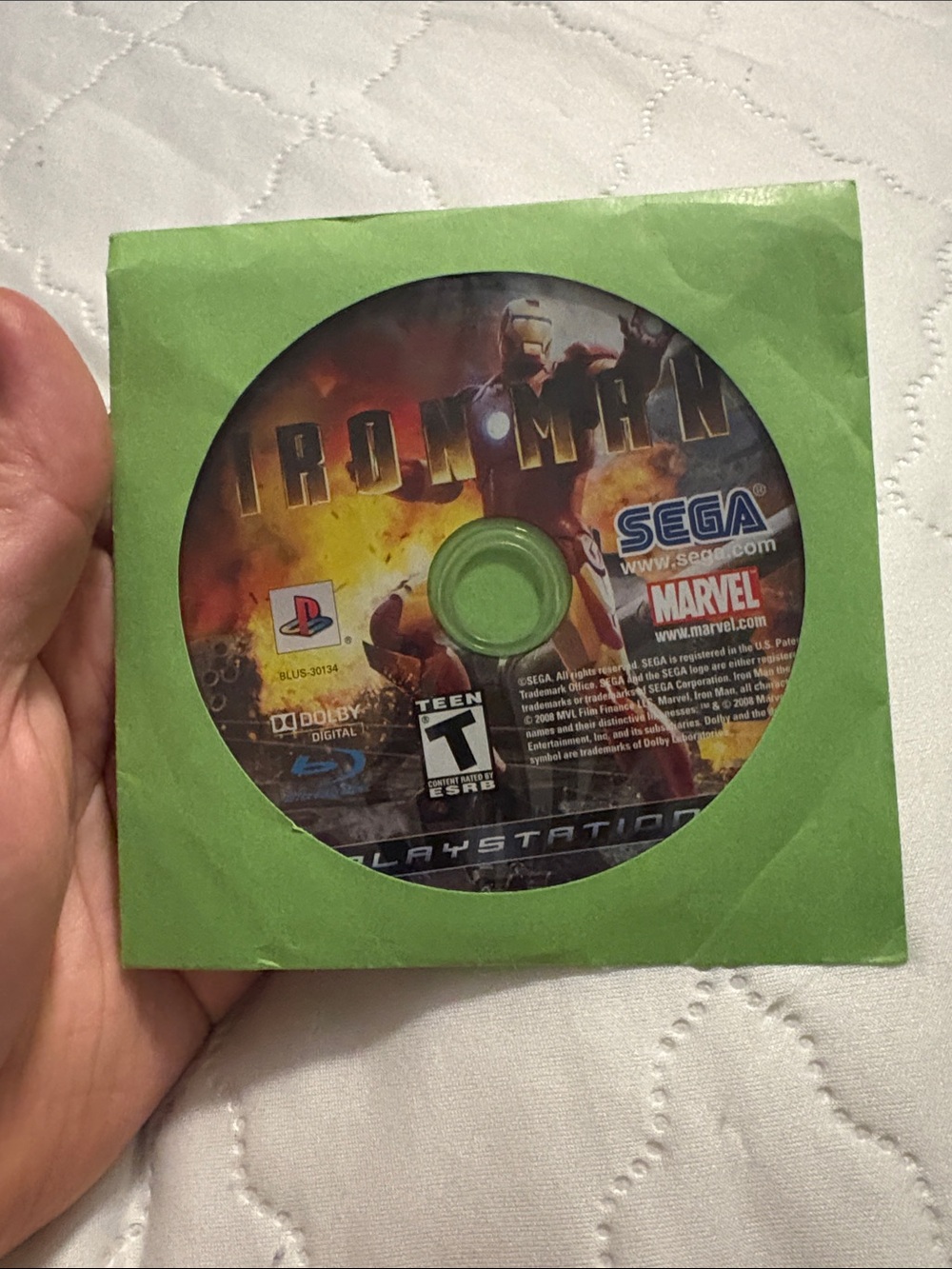 Marvel Iron Man PS3 game